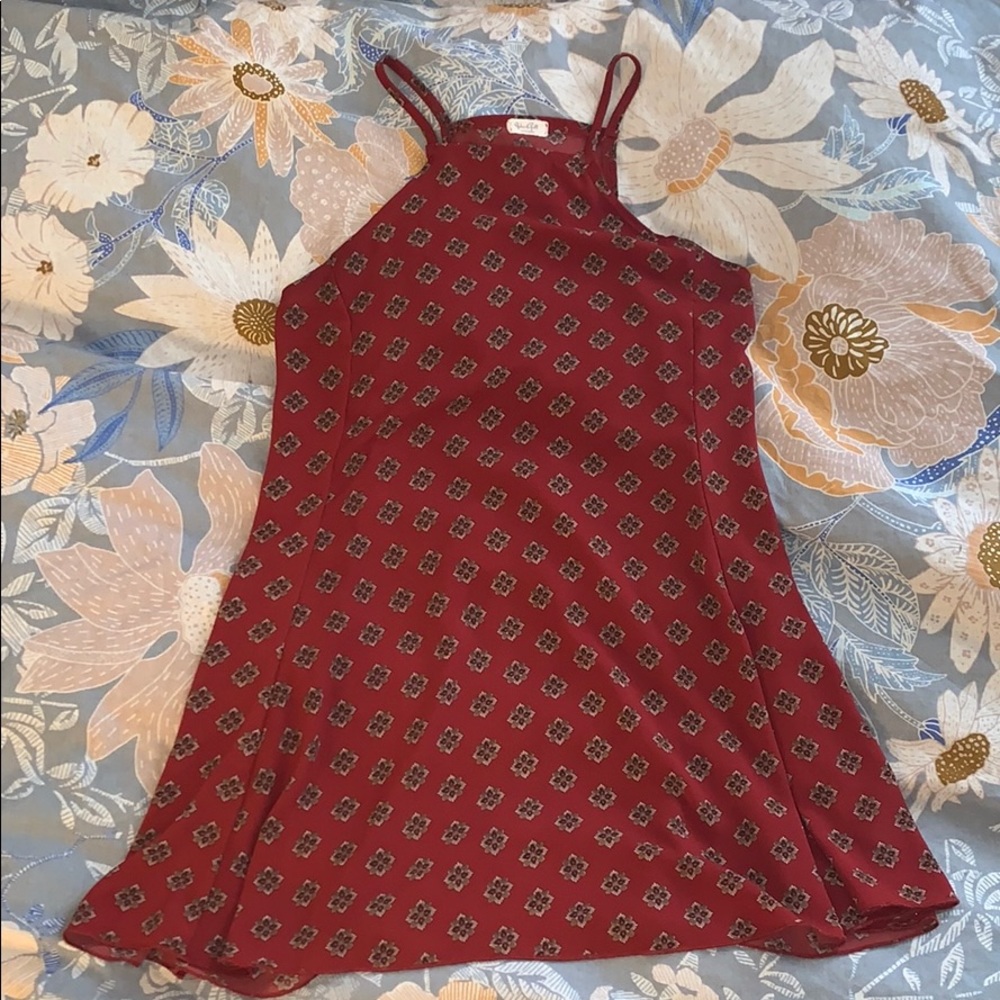 Maroon Dress